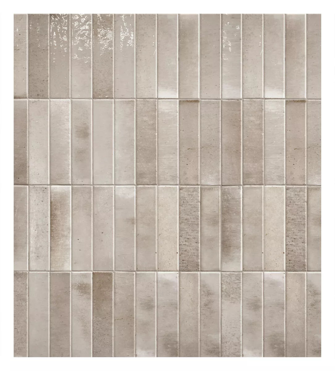 Keradom Home 'Honey', wandtegel Brick beige glans 6x25cm