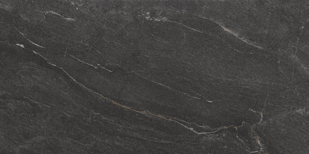 Keraben Idyllic 'Black', vloertegel zwart glans 60x120cm