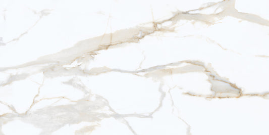 Keraben Idyllic 'Gold', vloertegel wit-beige glans 60x120cm