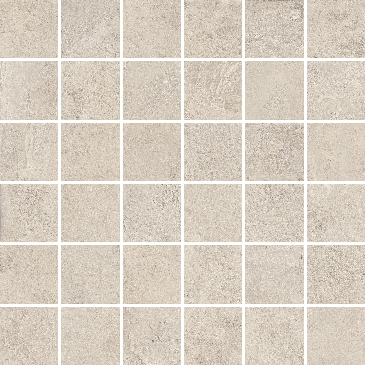 Castelvetro Industrial 'Beige Mosaico', mozaïek beige mat 30x30cm