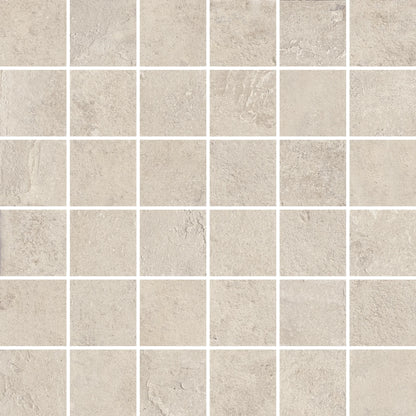 Castelvetro Industrial 'Beige Mosaico', mozaïek beige mat 30x30cm