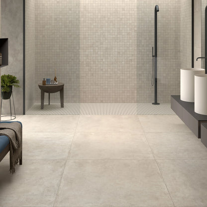 Castelvetro Industrial 'Beige Mosaico', mozaïek beige mat 30x30cm