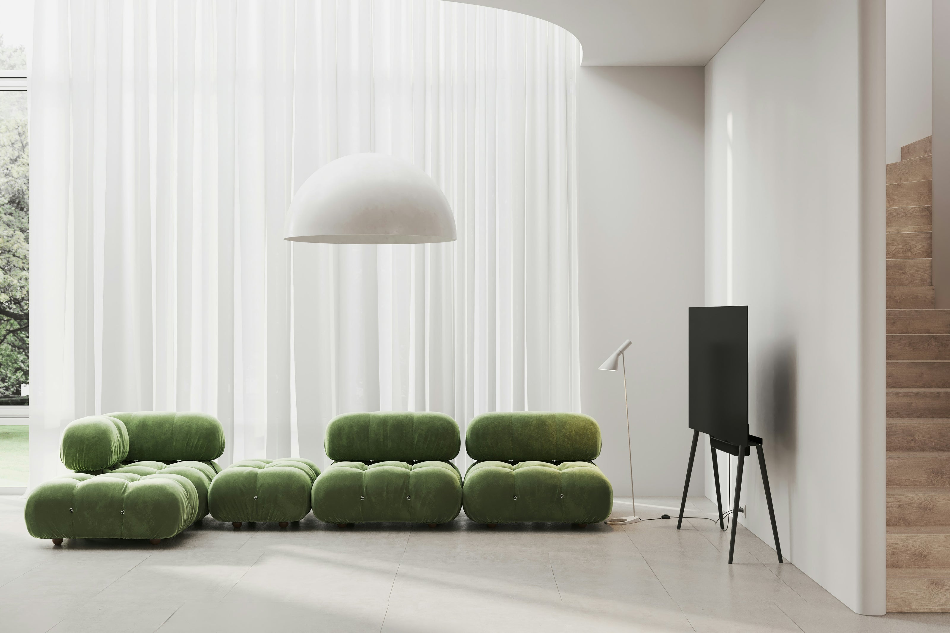 Japandi Woonkamer Chique – MisterTile
