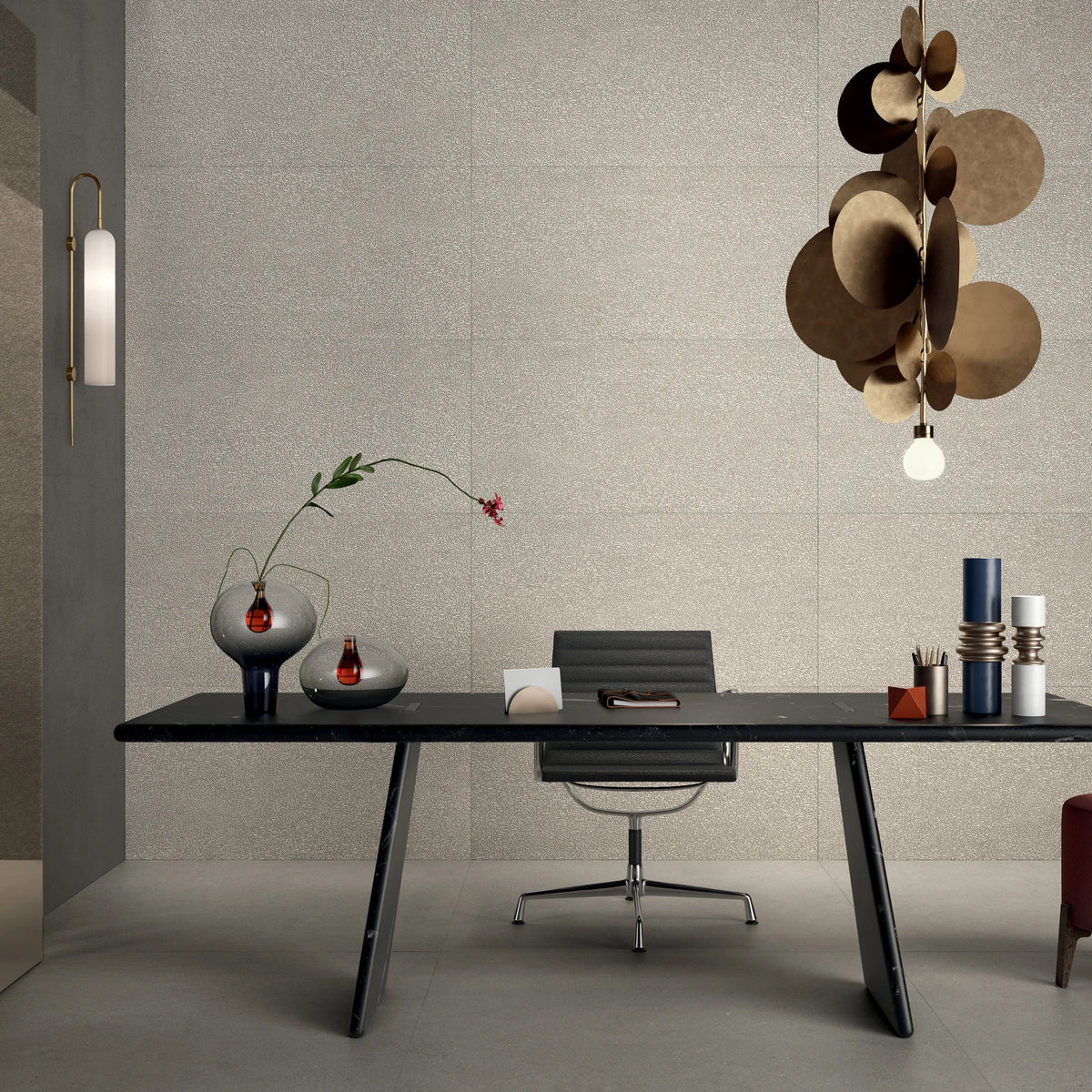Lea Ceramiche Intense 'Perle', vloer- en wandtegel beige en grijs mat 30x60cm