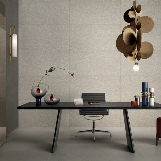 Lea Ceramiche Intense 'Perle', vloer- en wandtegel beige en grijs mat 30x60cm