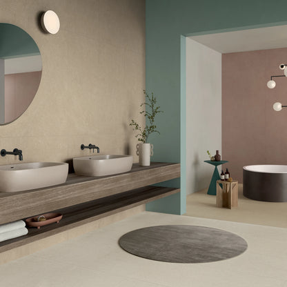 Lea Ceramiche Intense 'Clair', vloer- en wandtegel crème mat 90x180cm