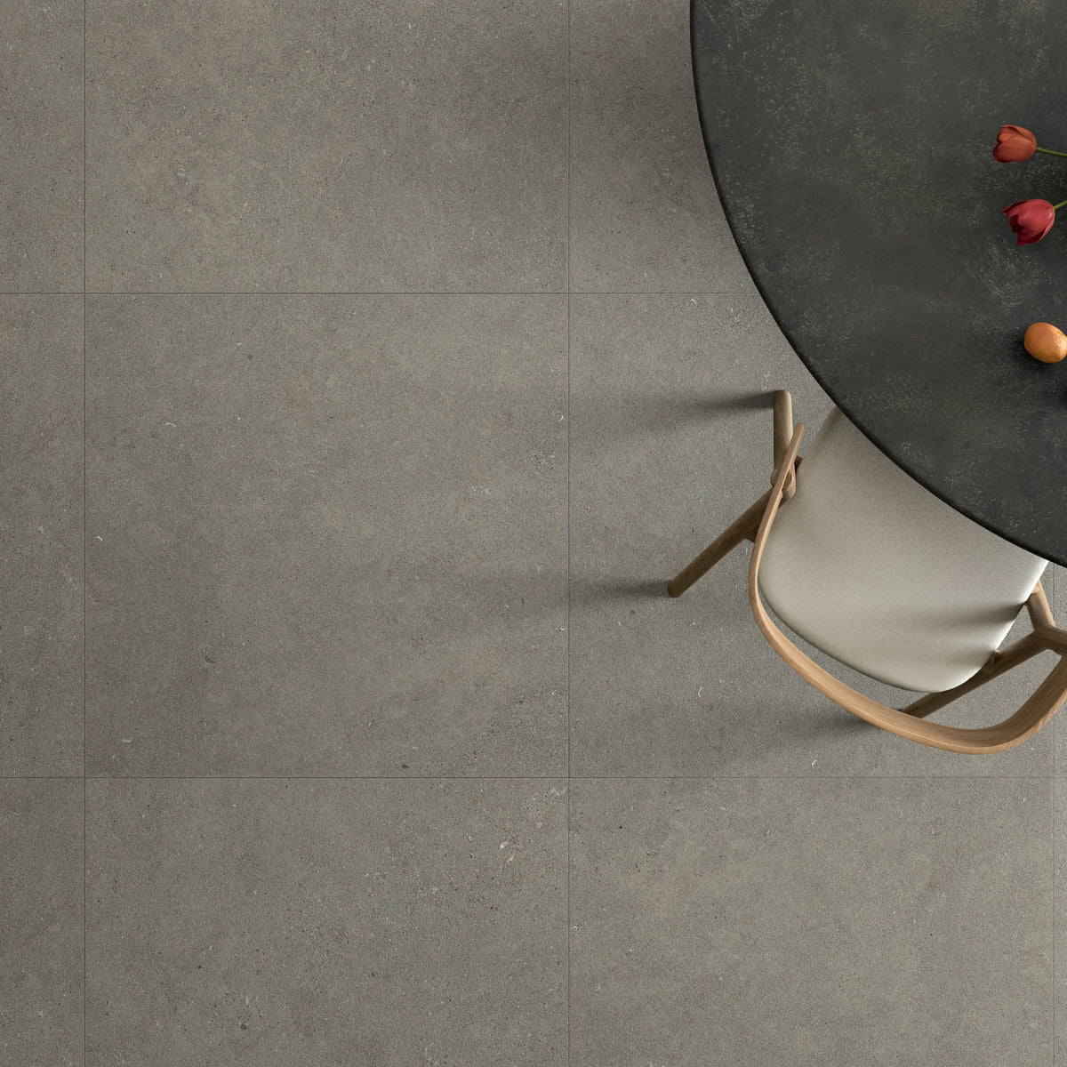 Lea Ceramiche Intense 'Crete', vloer- en wandtegel grijs mat 60x60cm