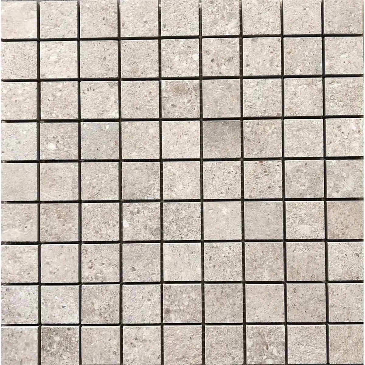 Castelvetro Konkrete 'Mosaico Grigio', mozaïek grijs mat 30x30cm