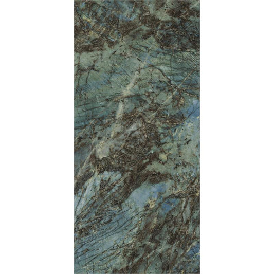 Baldocer Cerámica Lemurian, wandtegel blauw-groen glans gerectificeerd 60x120cm