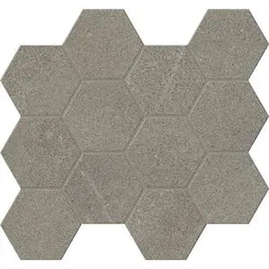 Castelvetro Life 'Piombo', vloer- en wandtegel grijs mat 26x28cm