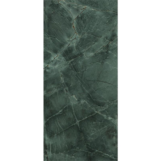 Baldocer Cerámica Manaos 'Manaos Green', wandtegel groen glans gerectificeerd 120x260cm
