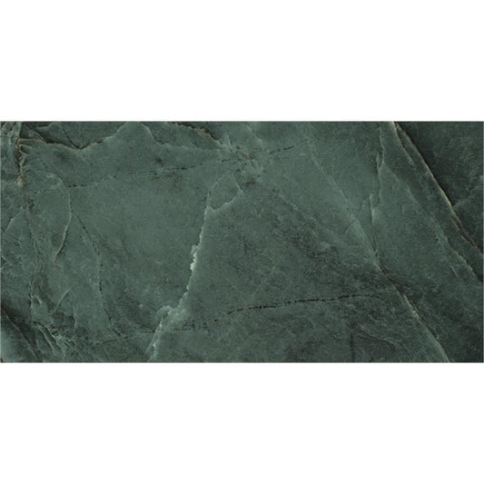Baldocer Cerámica Manaos 'Manaos Green', wandtegel groen glans gerectificeerd 60x120cm