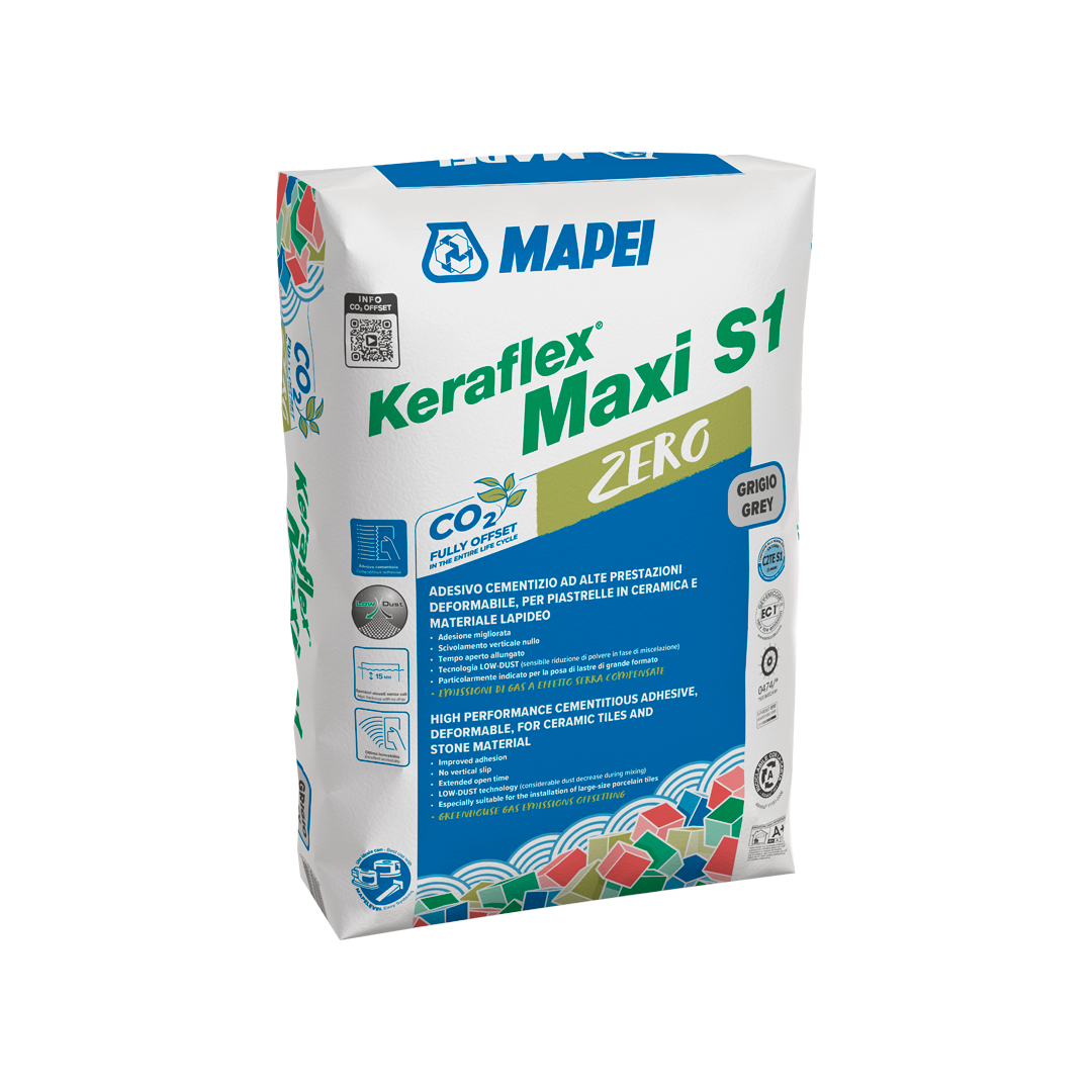 Mapei flexibele poedertegellijm Keraflex Maxi S1 Zero wit 23kg