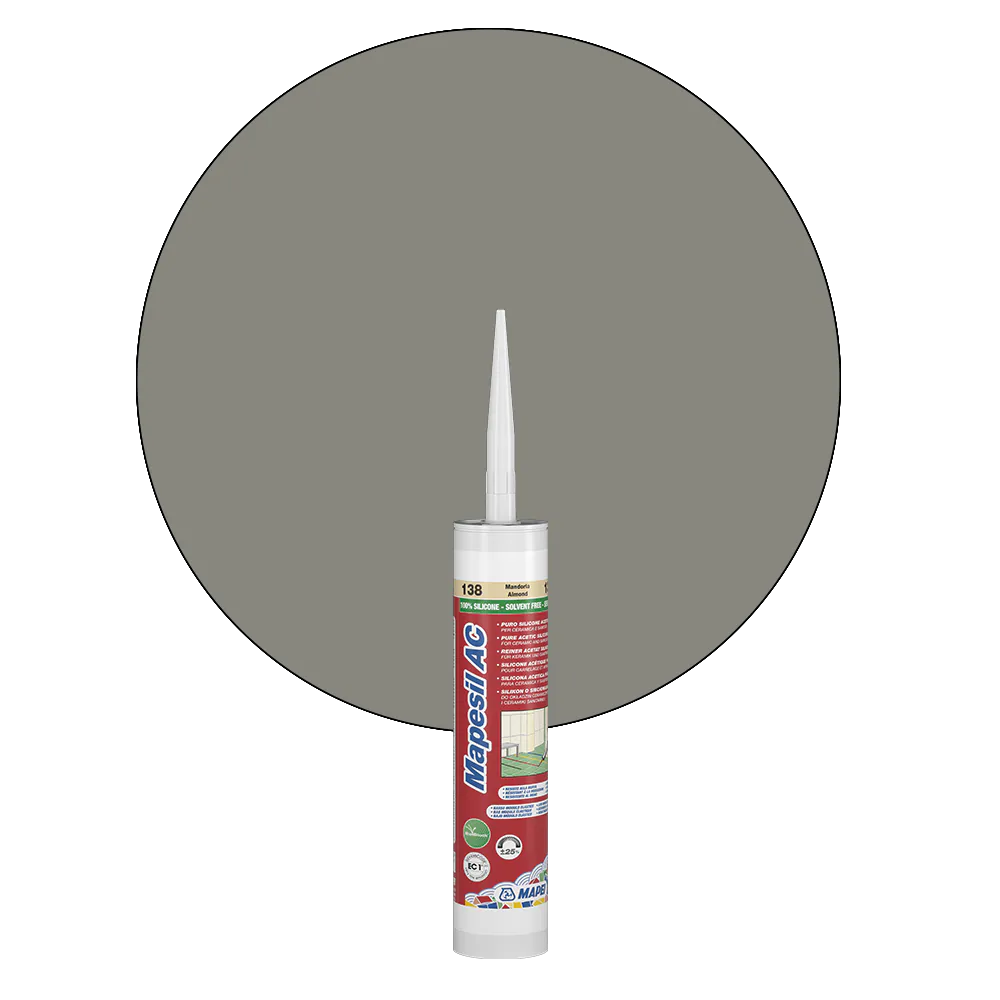 Mapei siliconenkit Mapesil AC nr. 113 Cement Grijs 310ml