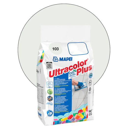 Mapei cementgebonden voegmiddel Ultracolor Plus nr. 103 Maan Wit 5kg