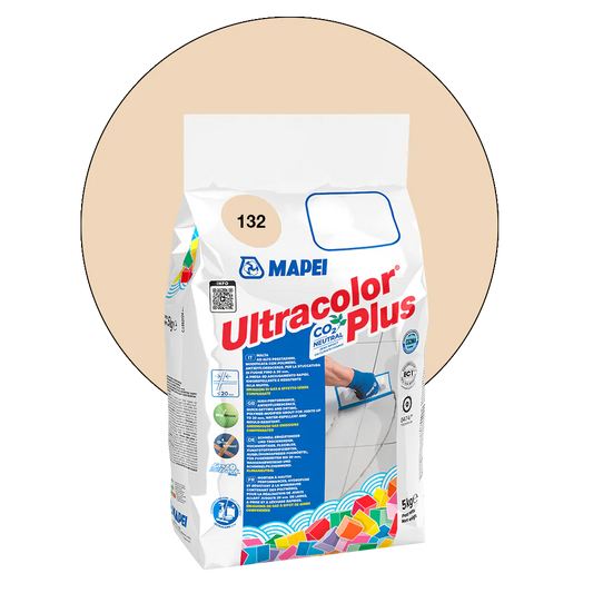 Mapei cementgebonden voegmiddel Ultracolor Plus nr. 132 Beige 2000 5kg