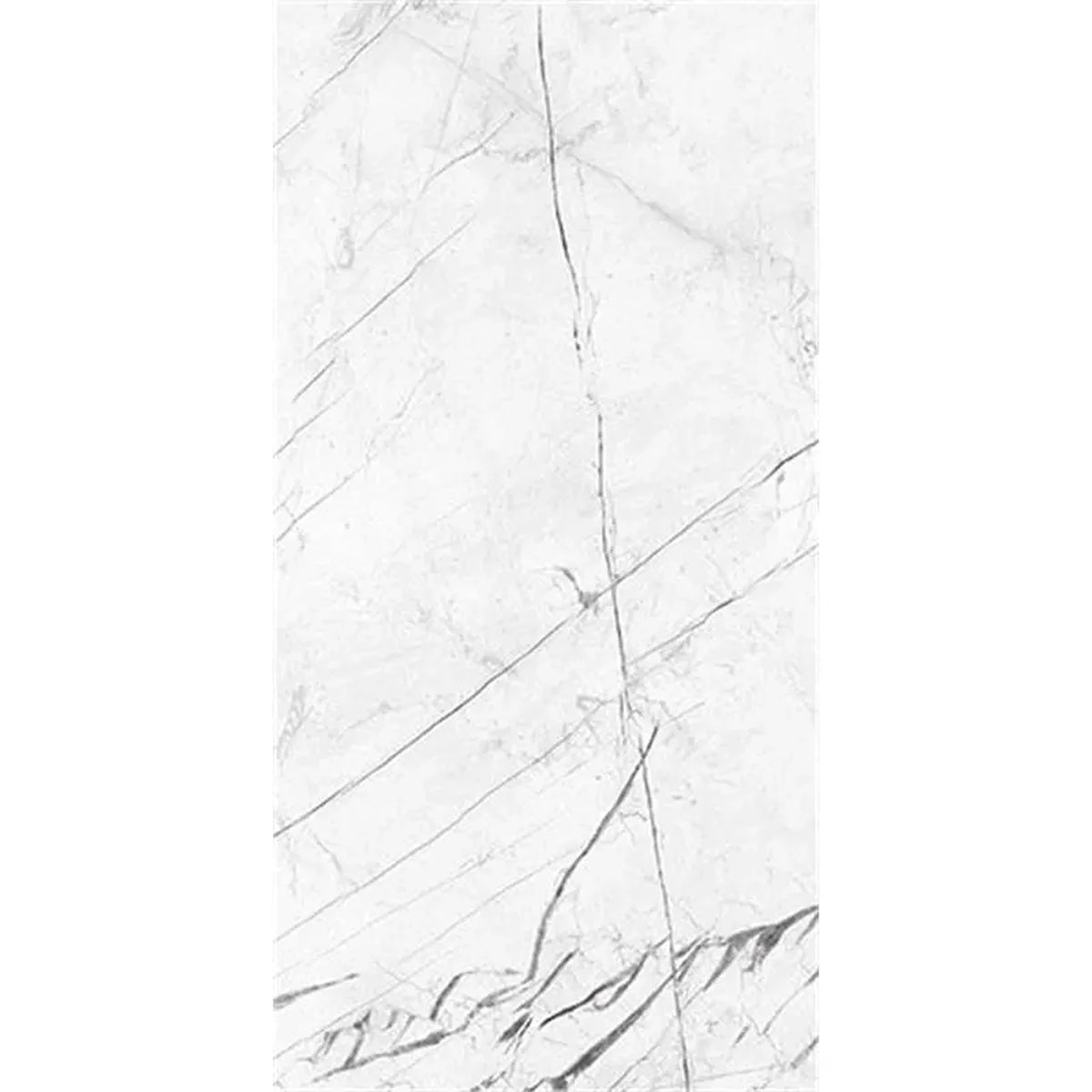 EnergieKer Marquiña 'White', vloer- en wandtegel wit gepolijst 60x120cm
