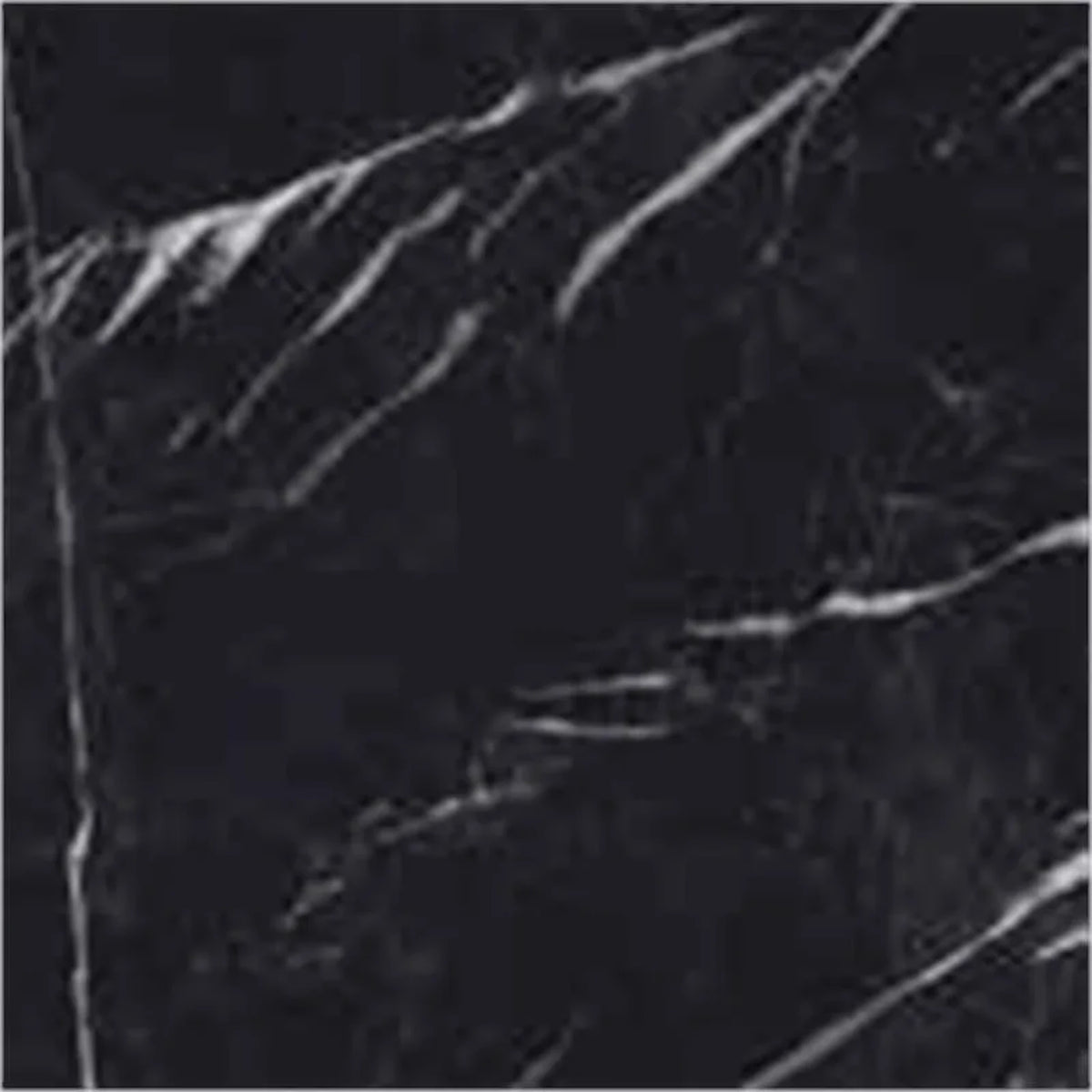 EnergieKer Marquiña 'Black', vloer- en wandtegel wit en zwart gepolijst 60x60cm