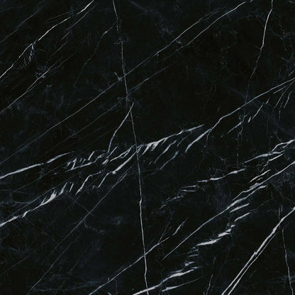 EnergieKer Marquiña 'Black', vloer- en wandtegel zwart gepolijst 60x60cm