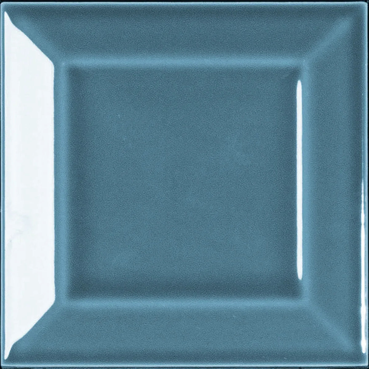 Estudio Cerámico Metropolis 'Frame Light Blue', wandtegel blauw glans 10x10cm