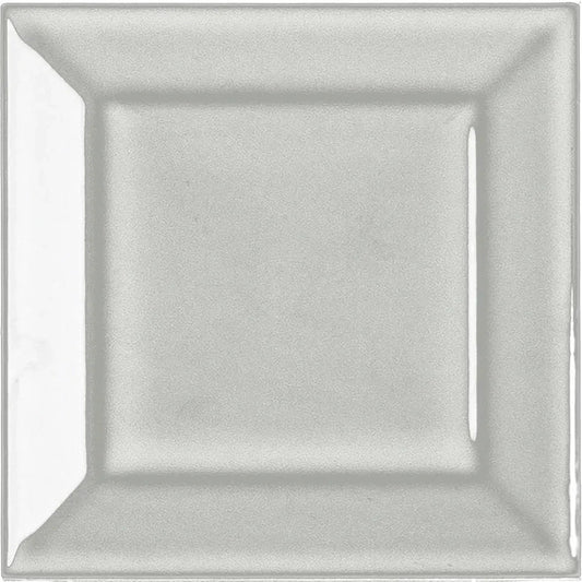 Estudio Cerámico Metropolis 'Frame Lucid Grey', wandtegel grijs glans 10x10cm