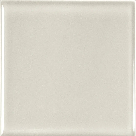 Estudio Cerámico Metropolis 'Warm White', wandtegel wit glans 10x10cm