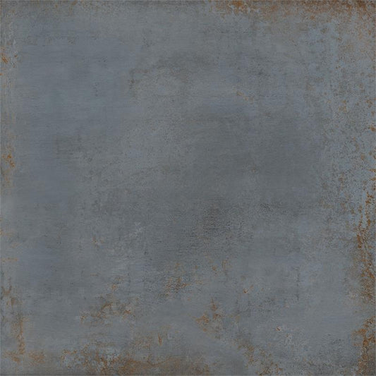 Tuscania Metropolitan 'Blue', vloertegel blauw mat gerectificeerd 122x122cm