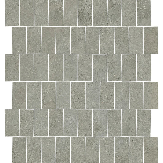 EnergieKer Miro 'Ashen', mozaïek beige en grijs mat 30x30cm