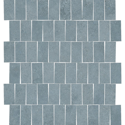 EnergieKer Miro 'Wave', mozaïek blauw mat 30x30cm