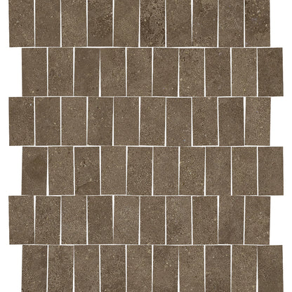EnergieKer Miro 'Flame Spaccatella', mozaïek brons mat 30x30cm