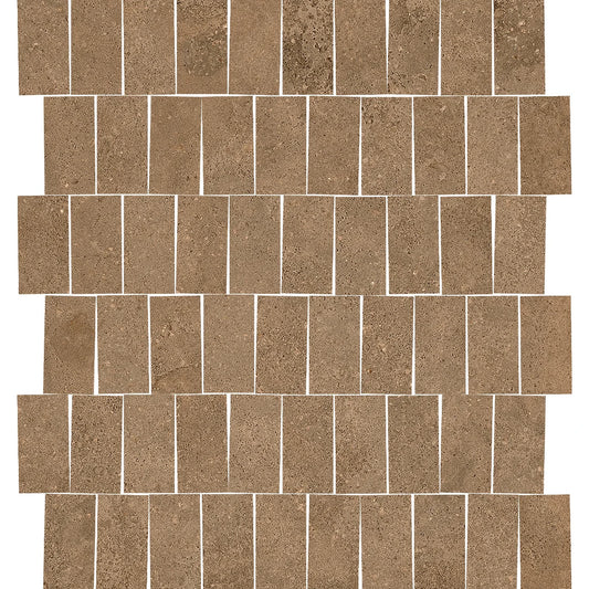 EnergieKer Miro 'Leather', mozaïek bruin mat 30x30cm