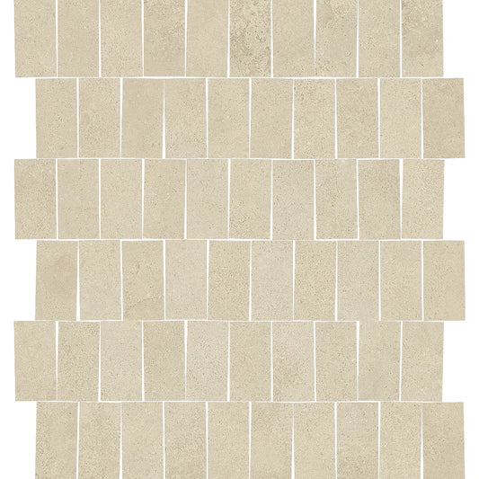 EnergieKer Miro 'Champagne', mozaïek crème mat 30x30cm