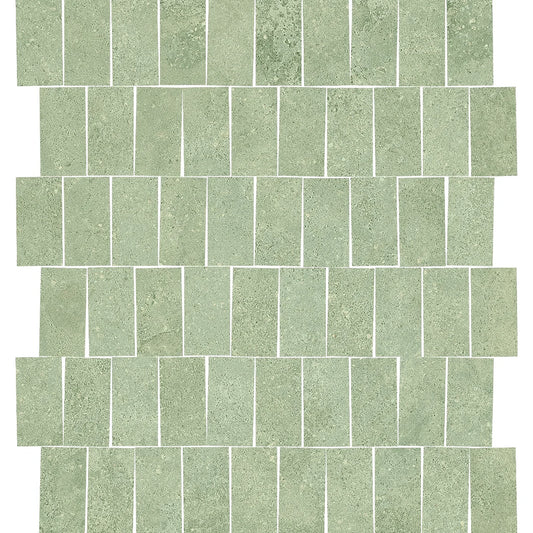 EnergieKer Miro 'Basil', mozaïek groen mat 30x30cm