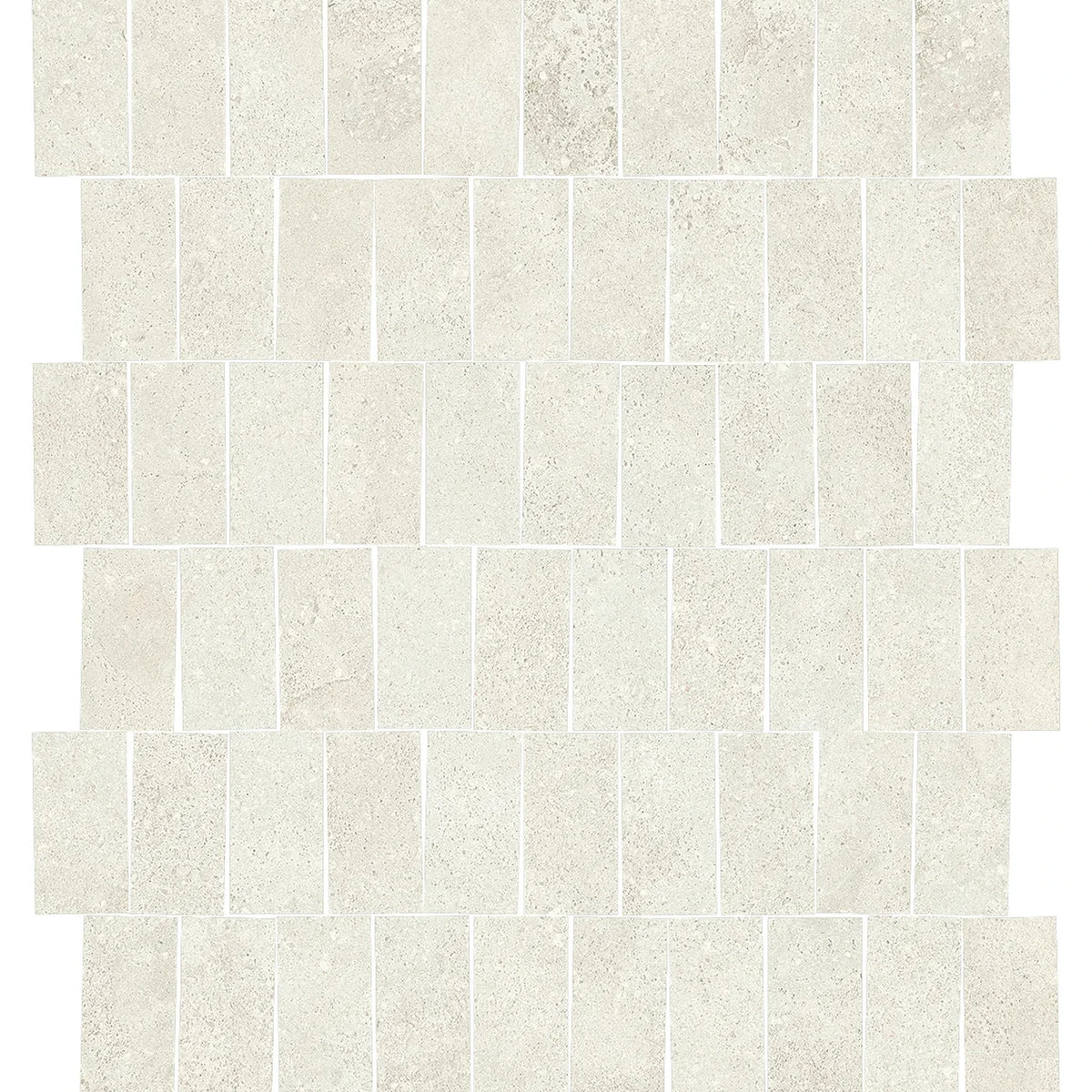 EnergieKer Miro 'Chalk', mozaïek wit mat 30x30cm