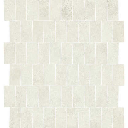 EnergieKer Miro 'Chalk Spaccatella', mozaïek wit mat 30x30cm