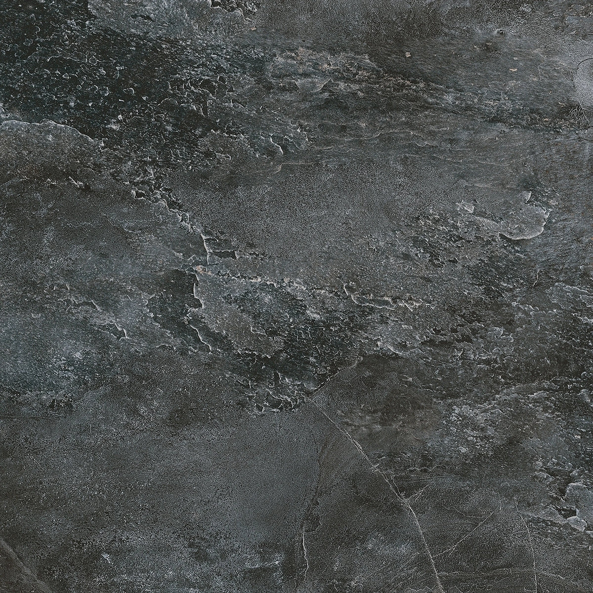 Keraben Nature 'Black', vloer- en wandtegel antraciet mat 60x60cm