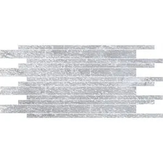 Keraben Nature 'Grey', mozaïek grijs mat 26x58cm