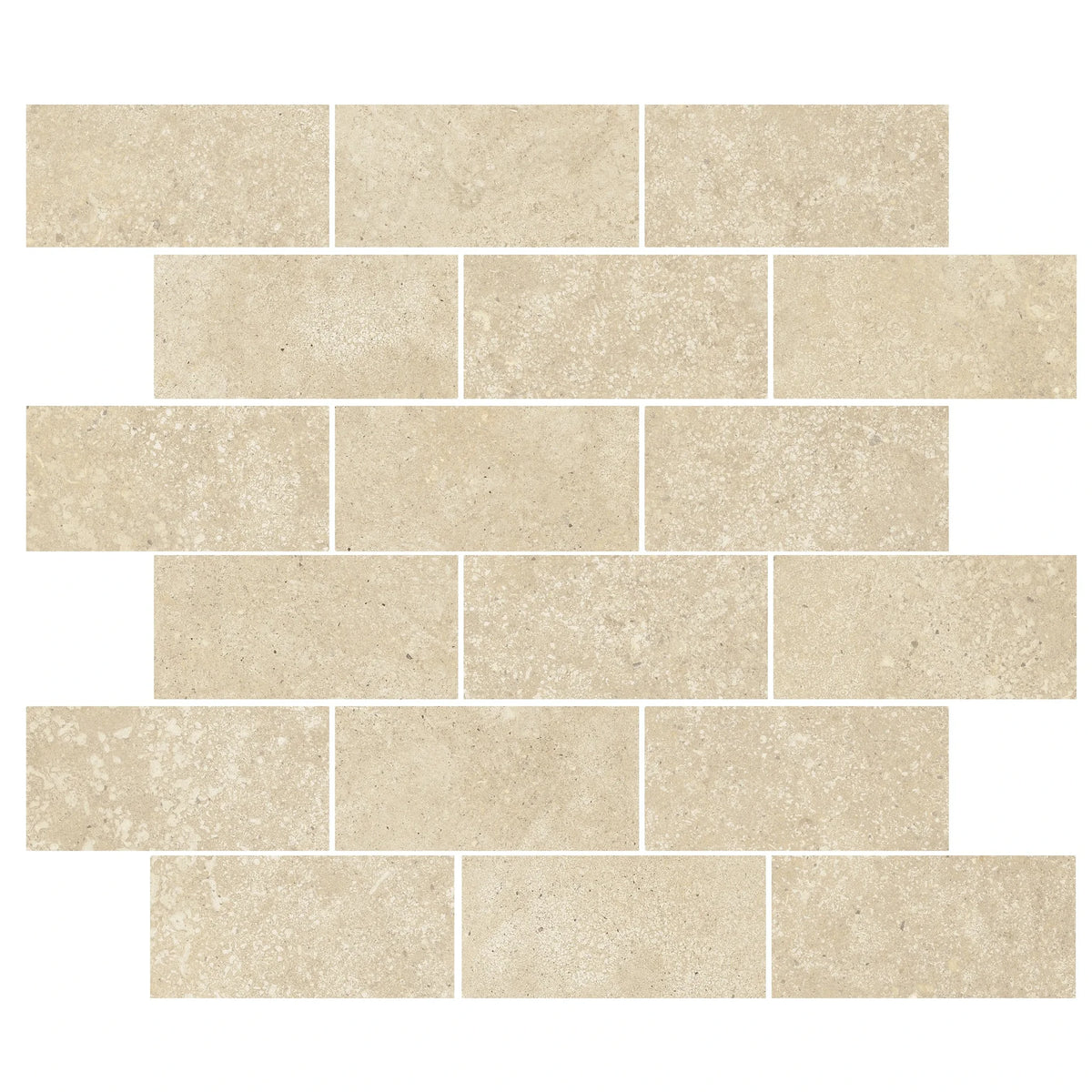 EnergieKer Nereidi 'Ecru Muretto', mozaïek beige mat 30x30cm