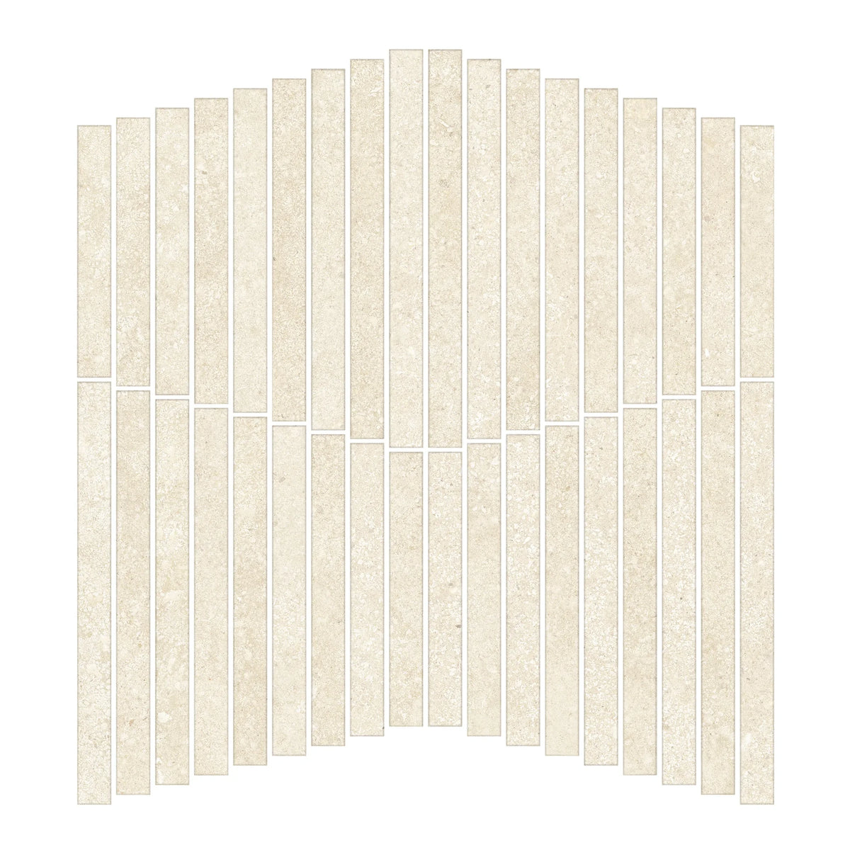 EnergieKer Nereidi 'Almond Arrow', mozaïek crème mat 30x30cm