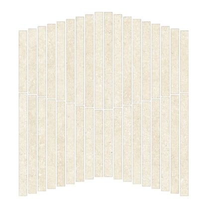 EnergieKer Nereidi 'Almond Arrow', mozaïek crème mat 30x30cm