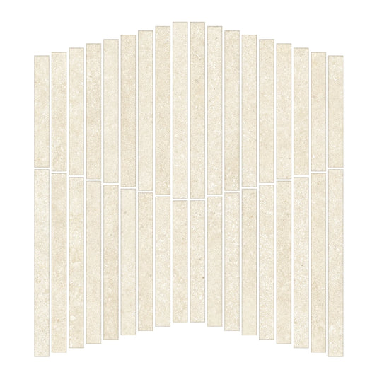 EnergieKer Nereidi 'Almond Arrow', mozaïek crème mat 30x30cm