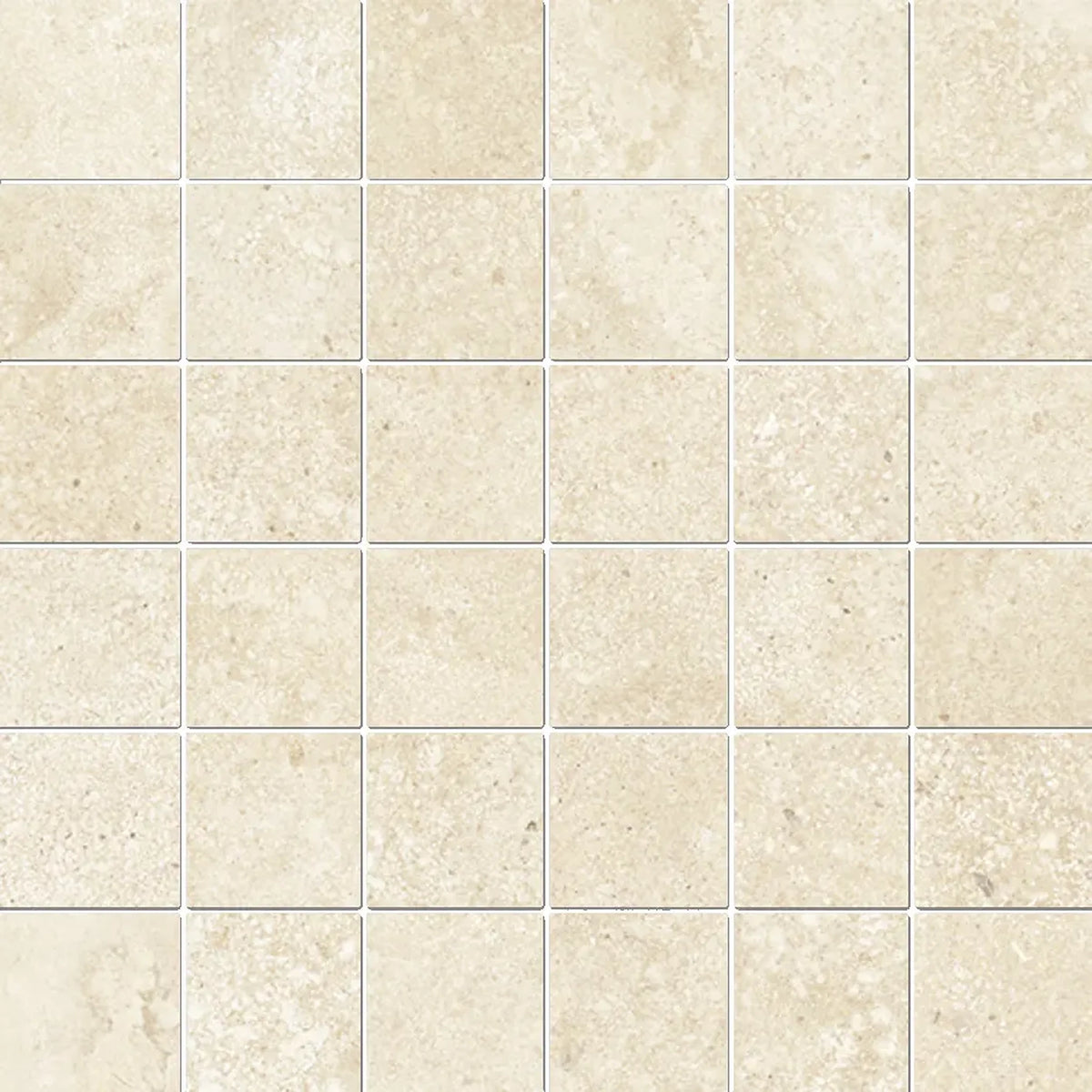 EnergieKer Nereidi 'Almond Mosaico', mozaïek crème mat 30x30cm