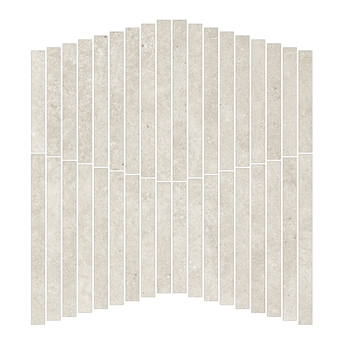 EnergieKer Nereidi 'Cloud Arrow', mozaïek crème en wit mat 30x30cm