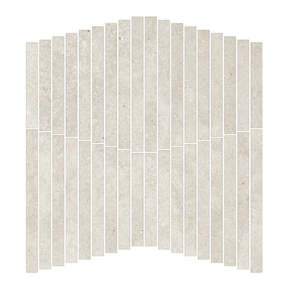 EnergieKer Nereidi 'Cloud Arrow', mozaïek crème en wit mat 30x30cm