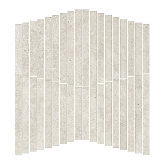 EnergieKer Nereidi 'Cloud Arrow', mozaïek crème en wit mat 30x30cm