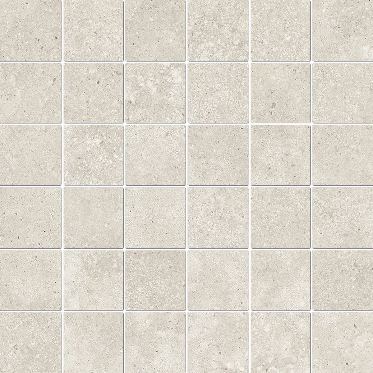 EnergieKer Nereidi 'Cloud Mosaico', mozaïek crème en wit mat 30x30cm