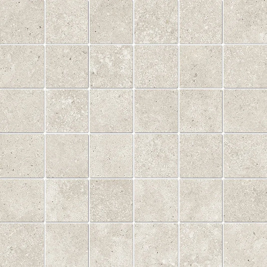 EnergieKer Nereidi 'Cloud Mosaico', mozaïek crème en wit mat 30x30cm
