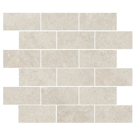 EnergieKer Nereidi 'Cloud Muretto', mozaïek crème en wit mat 30x30cm