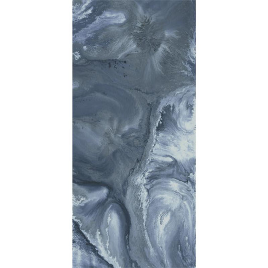 Baldocer Cerámica Nexside 'Blue', wandtegel blauw glans gepolijst gerectificeerd 120x260cm
