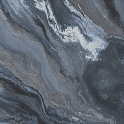 Wandtegel Nexside 'Blue Pulido' blauw glans gepolijst 120x260cm gerectificeerd